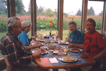 Scrumptious breakfasts at Blue Heron Bed and Breakfast